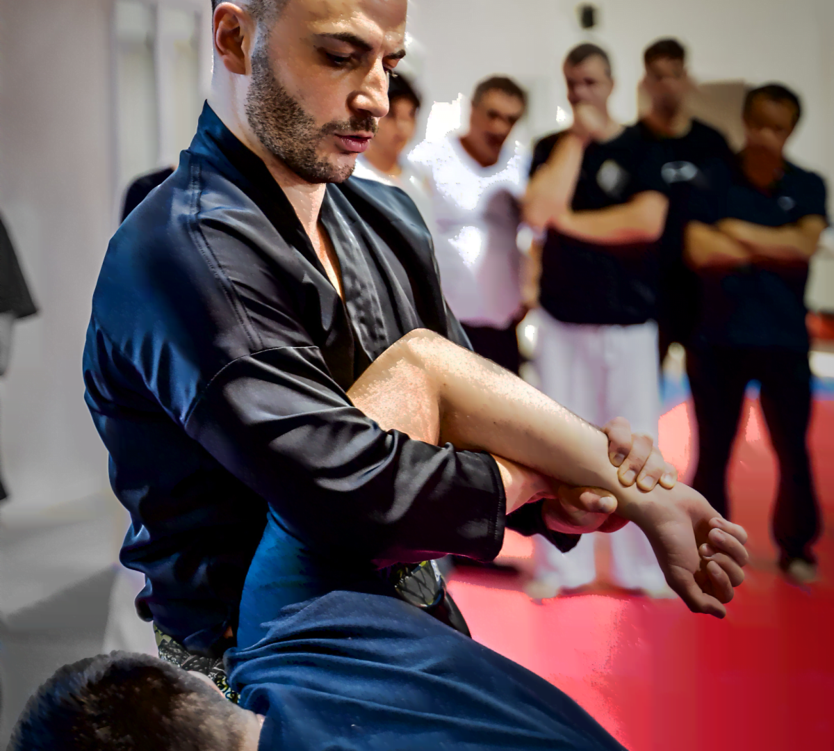 Clé de bras : Kimura.